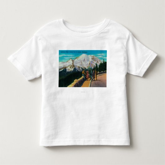 T-shirt Pour Les Tous Petits Point d'inspiration au parc de lever de soleil (Devant)