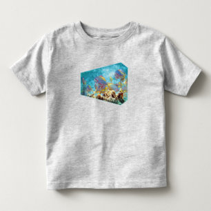 T-shirt Pour Les Tous Petits Poisson Anthias à la barrière de corail - Design p