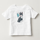 T-shirt Pour Les Tous Petits Poisson de chat (Devant)