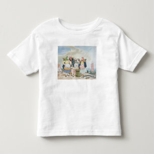 T-shirt Pour Les Tous Petits Poissonnerie par la mer, c.1860 (huile sur la