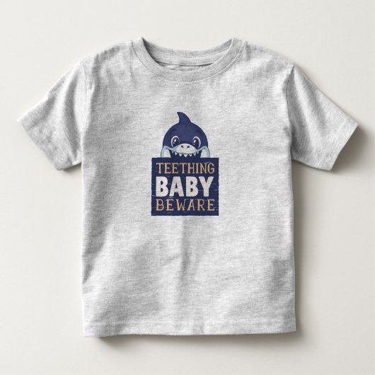 T-shirt Pour Les Tous Petits Poitrine de bébé requin (Devant)