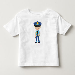 T-shirt Pour Les Tous Petits Policier, Policier, Policier, Policier, Cop, Cheve