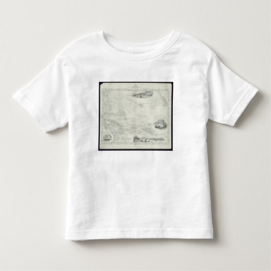 T-shirt Pour Les Tous Petits Polynésie ou îles dans l'océan pacifique, d'a (Devant)