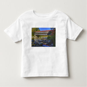T-shirt Pour Les Tous Petits Pont couvert d'Albany au-dessus de la rivière Swif