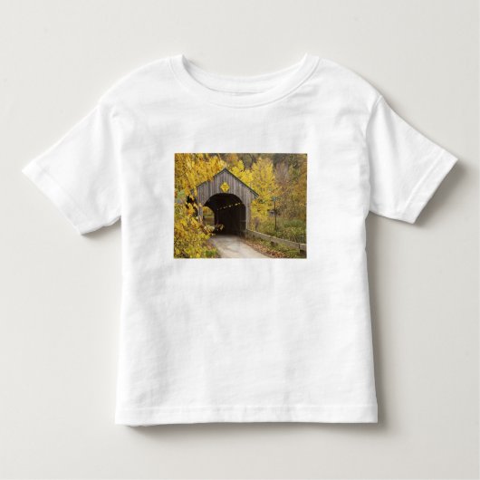 T-shirt Pour Les Tous Petits Pont couvert, Vermont, États-Unis 2 (Devant)
