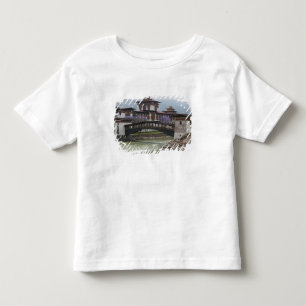 T-shirt Pour Les Tous Petits Pont de Cantilevere près du palais de Punakha Dzo