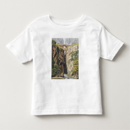 T-shirt Pour Les Tous Petits Pont naturel, d'Icononzo de Valle (litho de (Devant)