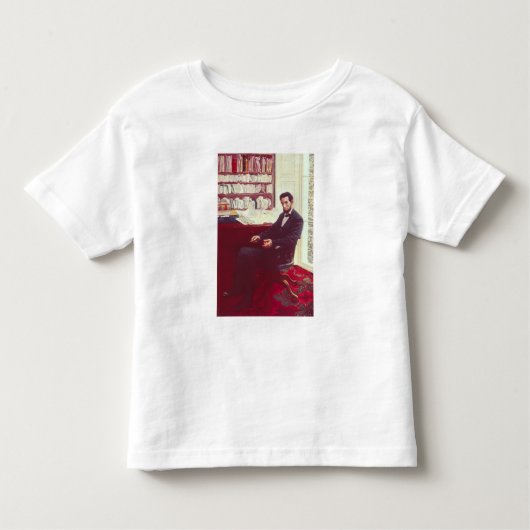 T-shirt Pour Les Tous Petits Portrait d'Abraham Lincoln (Devant)