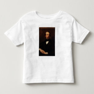 T-shirt Pour Les Tous Petits Portrait de Charles Dickens 1855