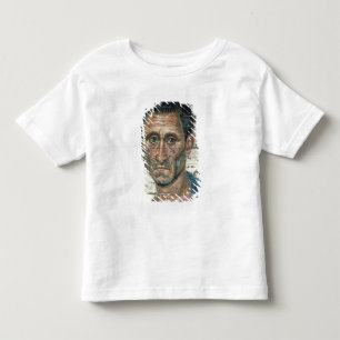 T-shirt Pour Les Tous Petits Portrait de Fayum d'un homme dans un manteau bleu,