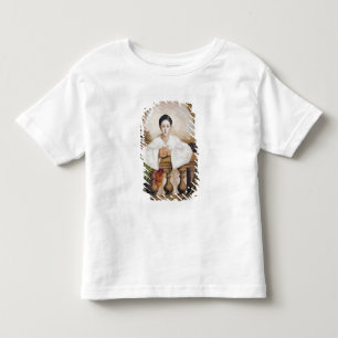 T-shirt Pour Les Tous Petits Portrait de Gaspard Deburau comme Pierrot, c.1815