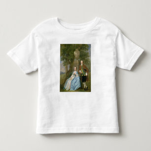 T-shirt Pour Les Tous Petits Portrait de George et de Margaret Rogers,