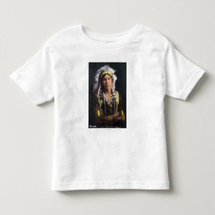 T-shirt Pour Les Tous Petits Portrait de Hiawatha