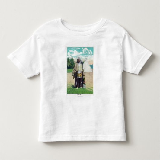 T-shirt Pour Les Tous Petits Portrait de Hiawatha # 2 (Devant)