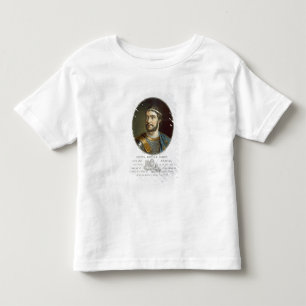 T-shirt Pour Les Tous Petits Portrait de Pepin, appelé "Le Bref", roi de franc