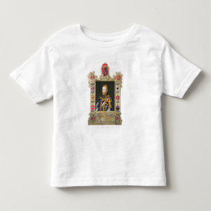 T-shirt Pour Les Tous Petits Portrait de roi de Philip II de l'Espagne