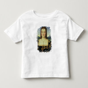 T-shirt Pour Les Tous Petits Portrait d'Elizabeth Gonzaga, c.1504 (huile sur le