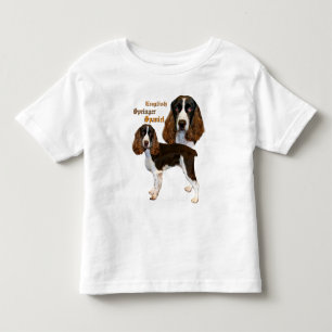 T-shirt Pour Les Tous Petits Portrait d'épagneul de springer anglais