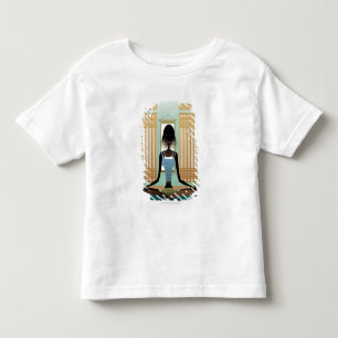 T-shirt Pour Les Tous Petits Portrait d'une jeune femme faisant du yoga