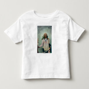 T-shirt Pour Les Tous Petits Portrait en chef de queue de fer de Sioux