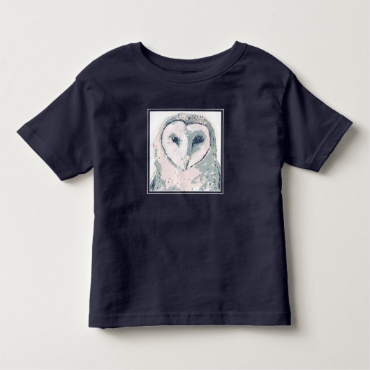 T-shirt Pour Les Tous Petits Portrait funky Owl (Devant)