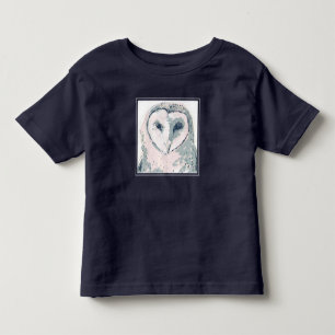 T-shirt Pour Les Tous Petits Portrait génial de hibou