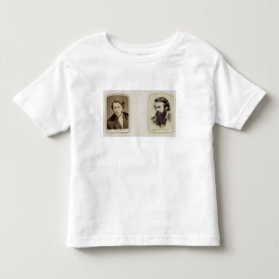T-shirt Pour Les Tous Petits Portraits de John Ruskin (1819-1900) et de William