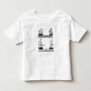 T-shirt Pour Les Tous Petits Portraits des navires sur l'expédition polaire
