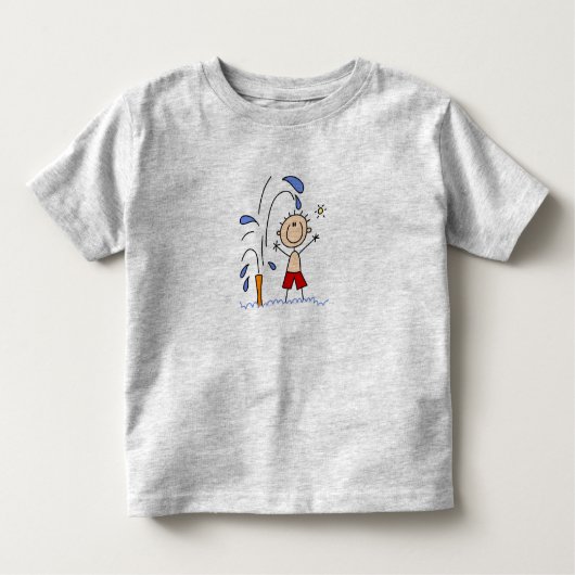 T-shirt Pour Les Tous Petits Position sous la chemise d'arroseuse (Devant)