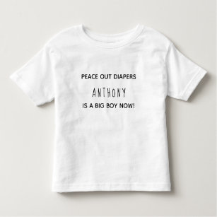 T-shirt Pour Les Tous Petits Potty Formé Nom Personnalisé
