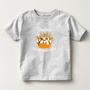 T-shirt Pour Les Tous Petits Poutine, Salade Canadienne - Toddler Fine Jersey
