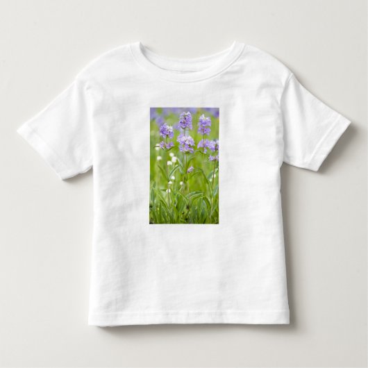 T-shirt Pour Les Tous Petits Pré des fleurs sauvages du penstemon (Devant)