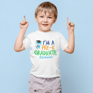 T-shirt Pour Les Tous Petits Pré-K Graduate Cute Custom Preschool Graduation