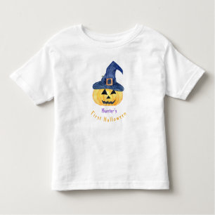 T-shirt Pour Les Tous Petits Premier Halloween Jack O'Lantern