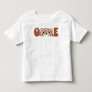 T-shirt Pour Les Tous Petits Première Anniversaire Boho Boho Boho Rainbow