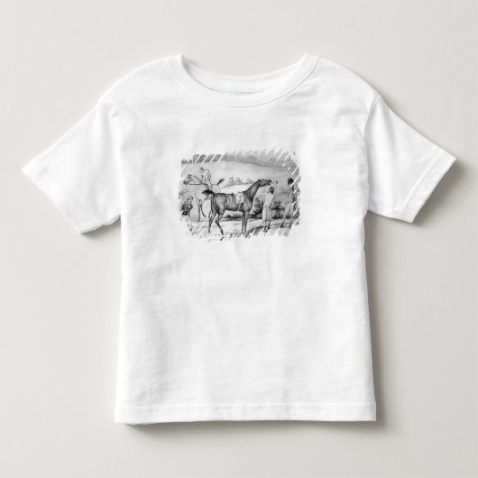T-shirt Pour Les Tous Petits Préparation à une course (Devant)