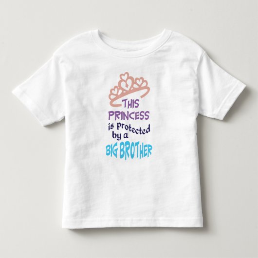 T-shirt Pour Les Tous Petits Princesse protégée (Devant)