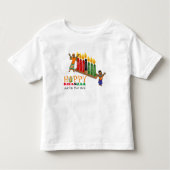T-shirt Pour Les Tous Petits Principes Happy KWANZAA 7 personnalisables (Devant)
