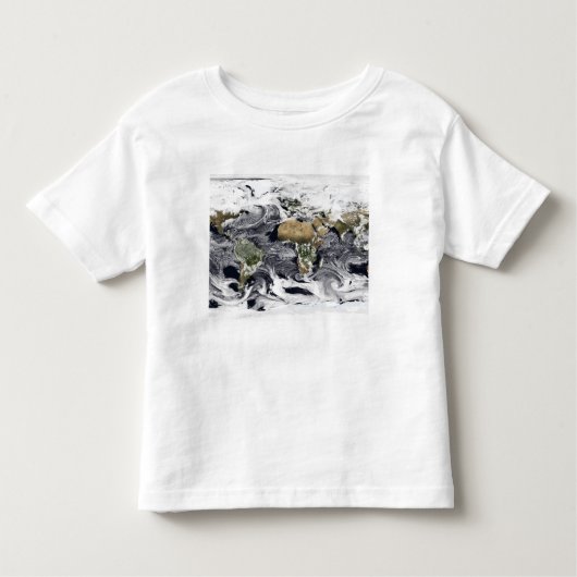 T-shirt Pour Les Tous Petits Projection cylindrique équidistale (Devant)