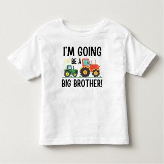 T-shirt Pour Les Tous Petits Promu au Tracteur Big Brother, jolie ferme 