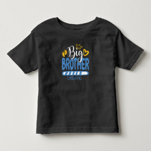 T-shirt Pour Les Tous Petits Promu Grand Frère Chargement Drôle Grand Frère