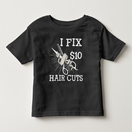 T-shirt Pour Les Tous Petits Propriétaire de salon de cadeau de coiffeur de (Devant)