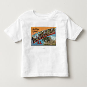 T-shirt Pour Les Tous Petits Providence, Île de Rhode (bâtiment capital)