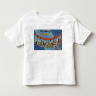 T-shirt Pour Les Tous Petits Providence, Île de Rhode - grandes scènes de