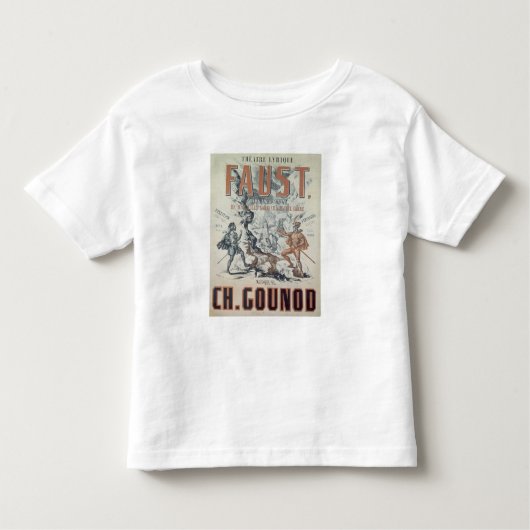 T-shirt Pour Les Tous Petits Publicité par affichage 'Faust (Devant)
