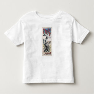 T-shirt Pour Les Tous Petits Publicité par affichage "La Terre" par Emile Zola,