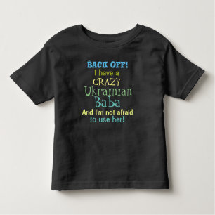T-shirt Pour Les Tous Petits Pull coloré Hoodi d'enfants de baba ukrainien fou