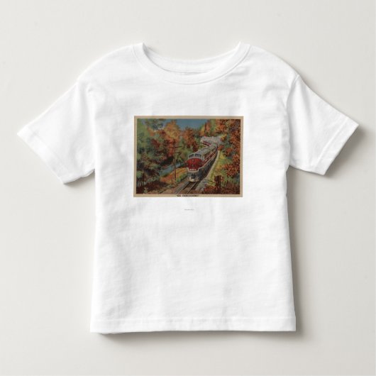 T-shirt Pour Les Tous Petits Pur sang de Train-Le, Monon (Devant)