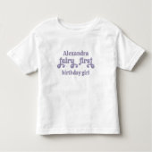 T-shirt Pour Les Tous Petits Purple Fairy First Berry First Birday (Devant)