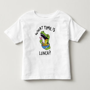 T-shirt Pour Les Tous Petits Quelle heure est le déjeuner